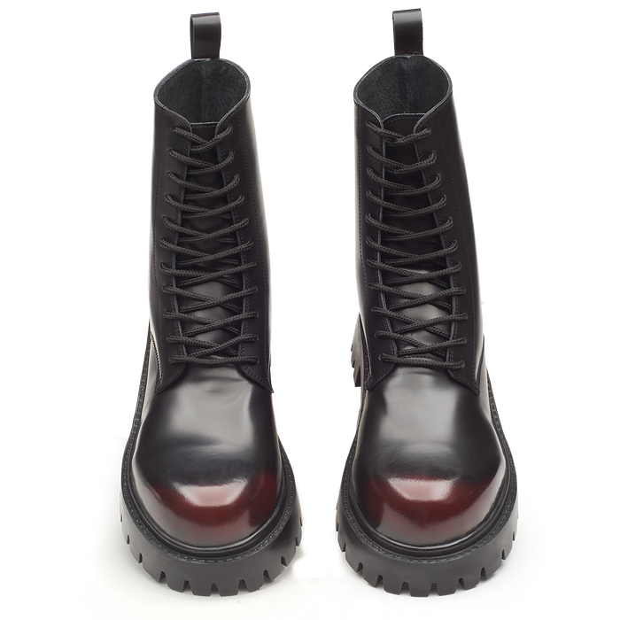 Botas Magnus Negro/Vino Dama