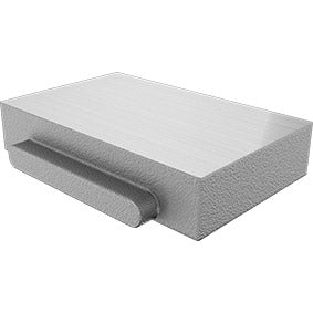 Bottom Seat for D Front Clamps only, Stainless Steel, Stops Glass Slipping - Image 3