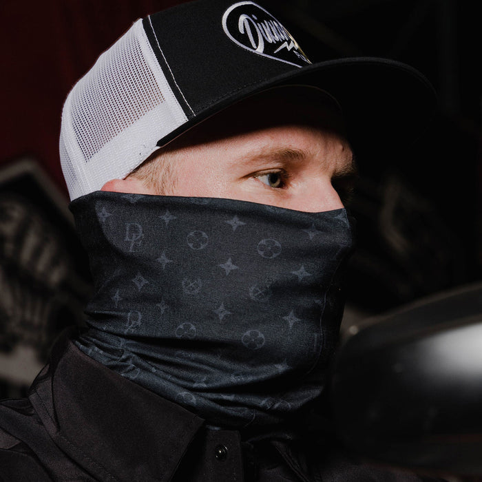Bougie Neck Gaiter - Black & Grey - Dixxon Flannel Co.