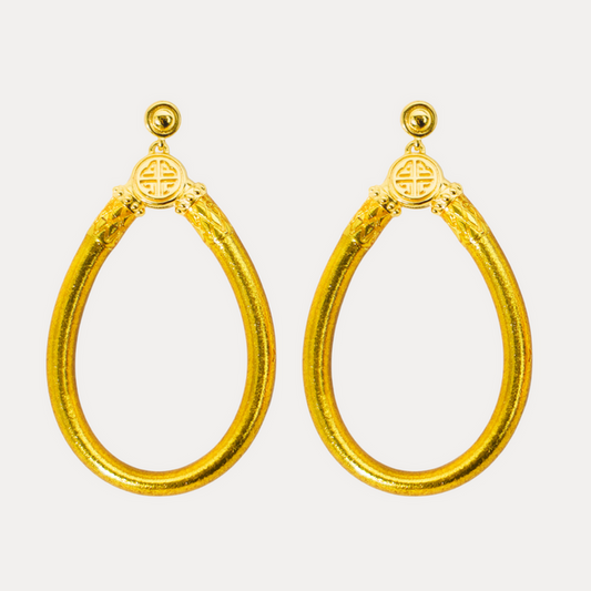 BuDhaGirl - Gold All Weather Earrings