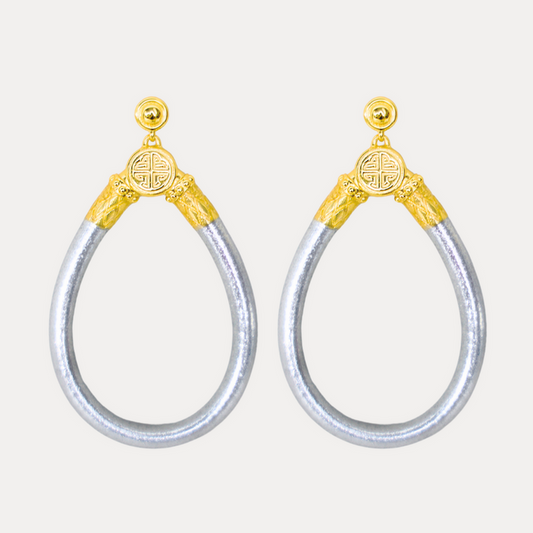 BuDhaGirl - Silver All Weather Earrings