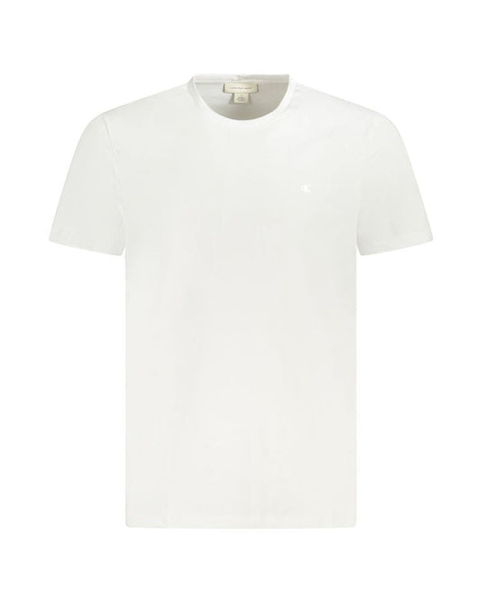 Calvin Klein Bianco Cotton Men T-Shirt