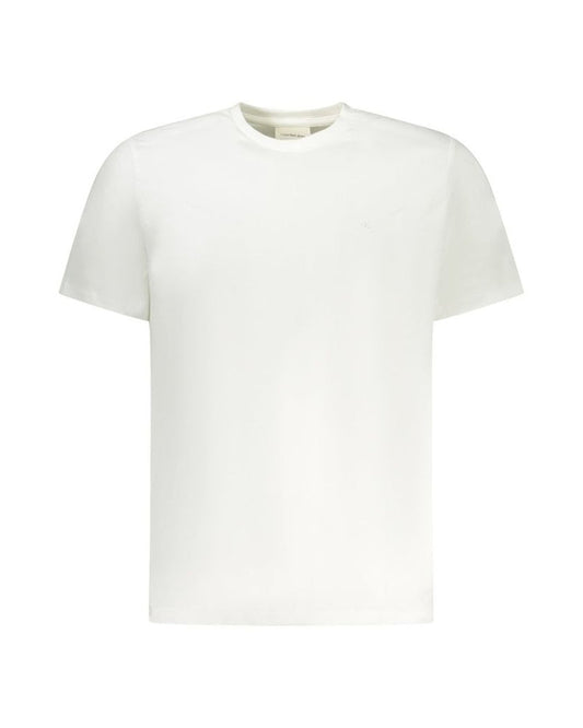 Calvin Klein Bianco Cotton Men T-Shirt