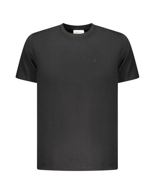 Calvin Klein Black Cotton Men T-Shirt