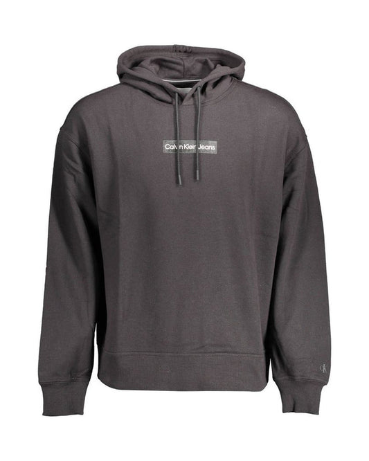 Calvin Klein Black Cotton Men's Hoodie