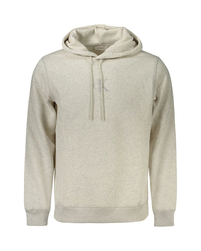 Calvin Klein Grigio Cotton Men's Hoodie