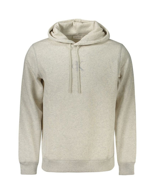 Calvin Klein Grigio Cotton Men's Hoodie