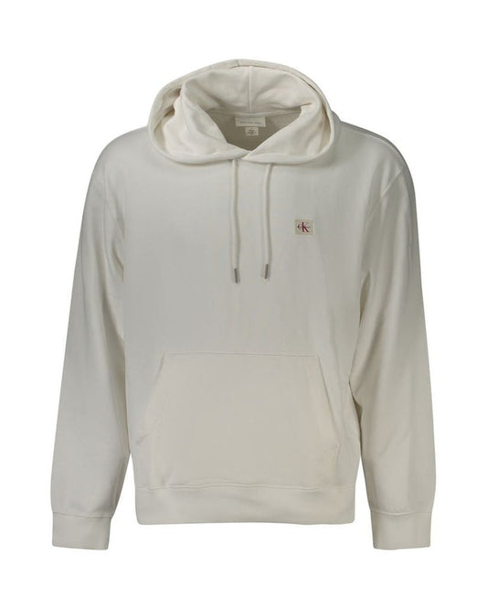 Calvin Klein White Cotton Men's Sweatshirt