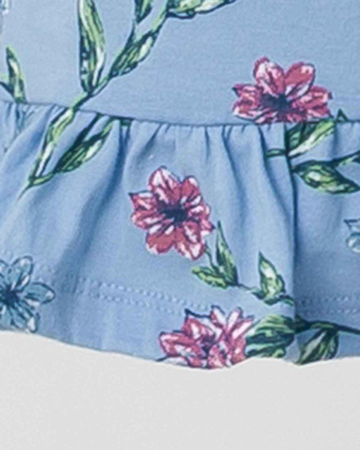 Caroline Floral Long Sleeve Cotton Jersey Nightdress - Image 3 - The Classic Boutique