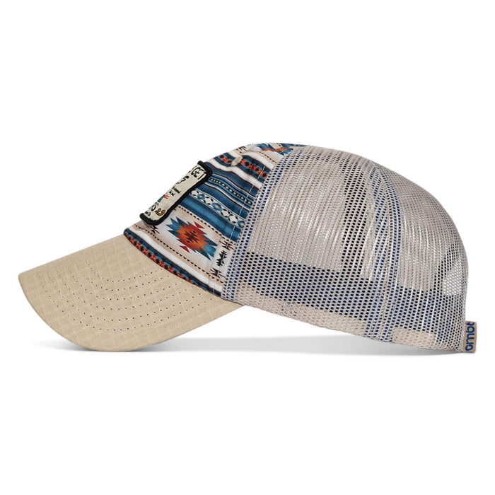 Cheaters Get Heaters Cowboy Patch Ripstop Mesh Snapback Hat