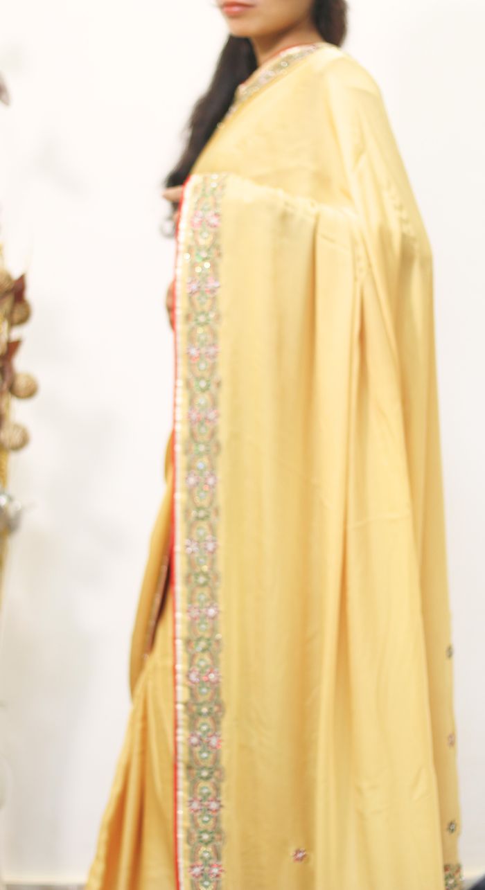Classic Satin Georgette Saree