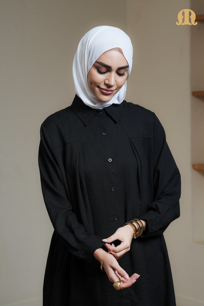 CLEO TUNIC BLACK CHT02