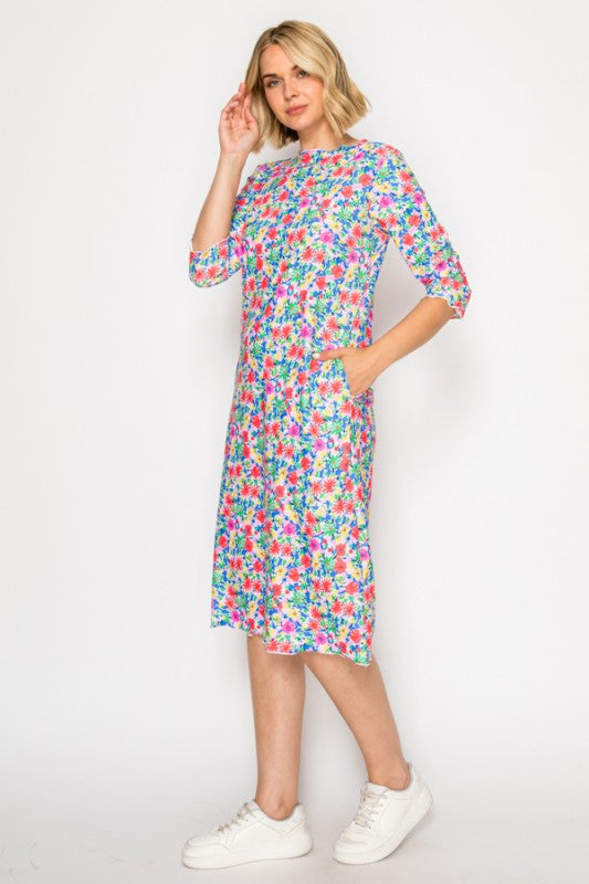 Coastal Charm Swim/Athletic Dress-3 Colors