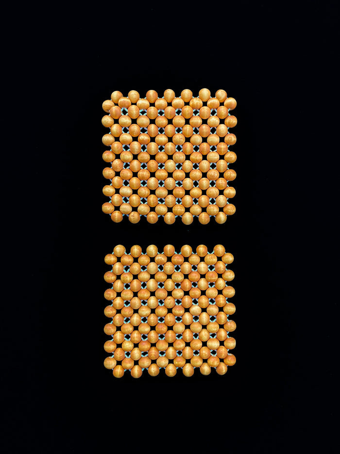 Coaster Set, Brown PIEN STUDIOS