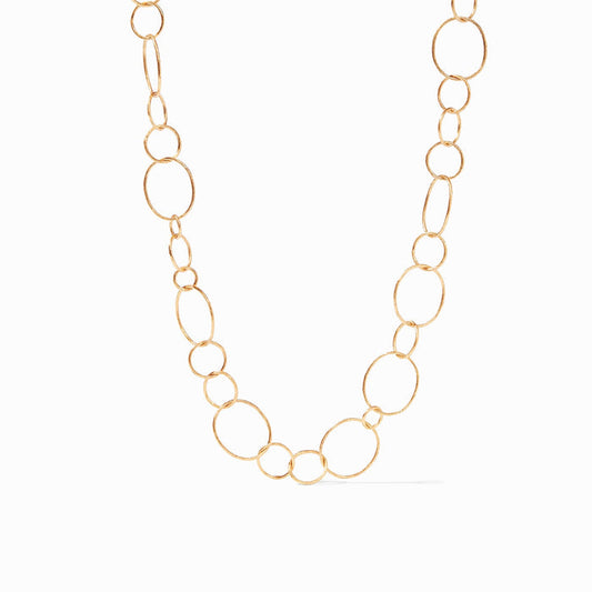 Colette Textured Necklace Gold OS