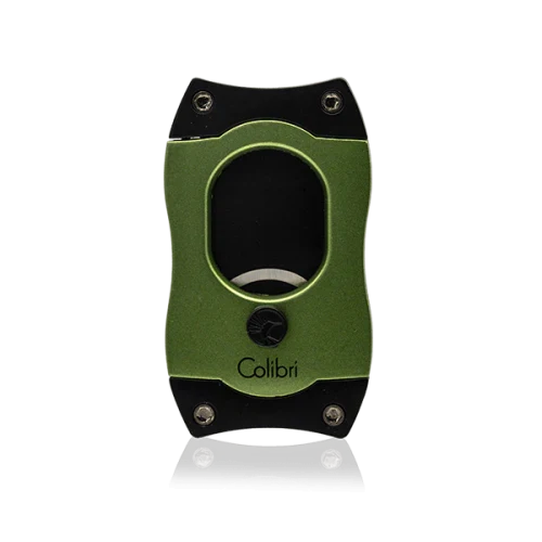 Colibri Green and Black Straight Cut Cigar Cutter - CU500T14