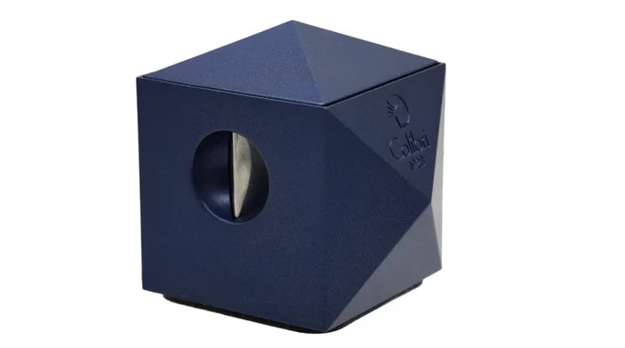 Colibri Quasar Navy Straight Cut and V-Cut Table Cigar Cutter - CU700T5