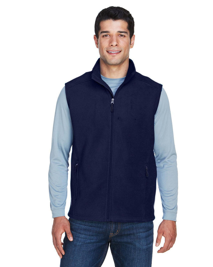 Core 365 Journey Fleece Vest-Men's Layering-CORE365-Classic Navy-S-Thread Logic