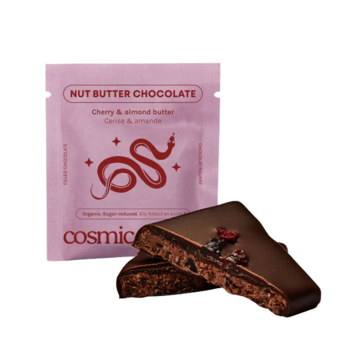 Cosmic Dealer Cherry Dark Chocolate Almond Butter Bar 20g