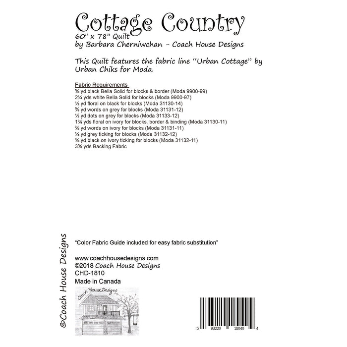 Cottage Country Quilt Pattern