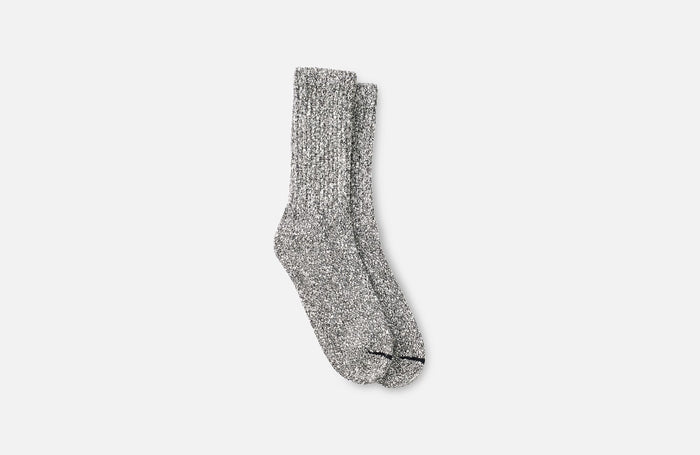 Cotton Ragg socks black/white mottled 97168