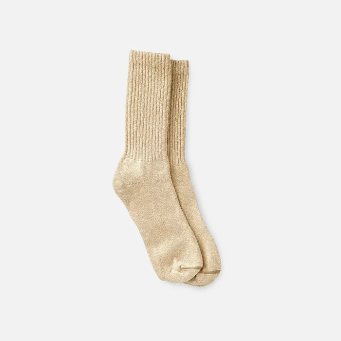 Cotton Ragg Socks Coffee/Cream mottled 97658