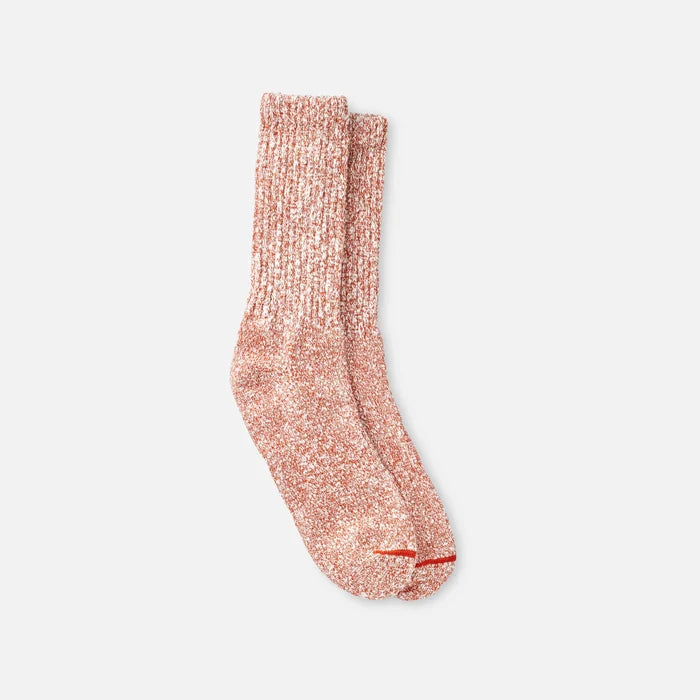 Cotton Ragg Socks Red mottled 97646