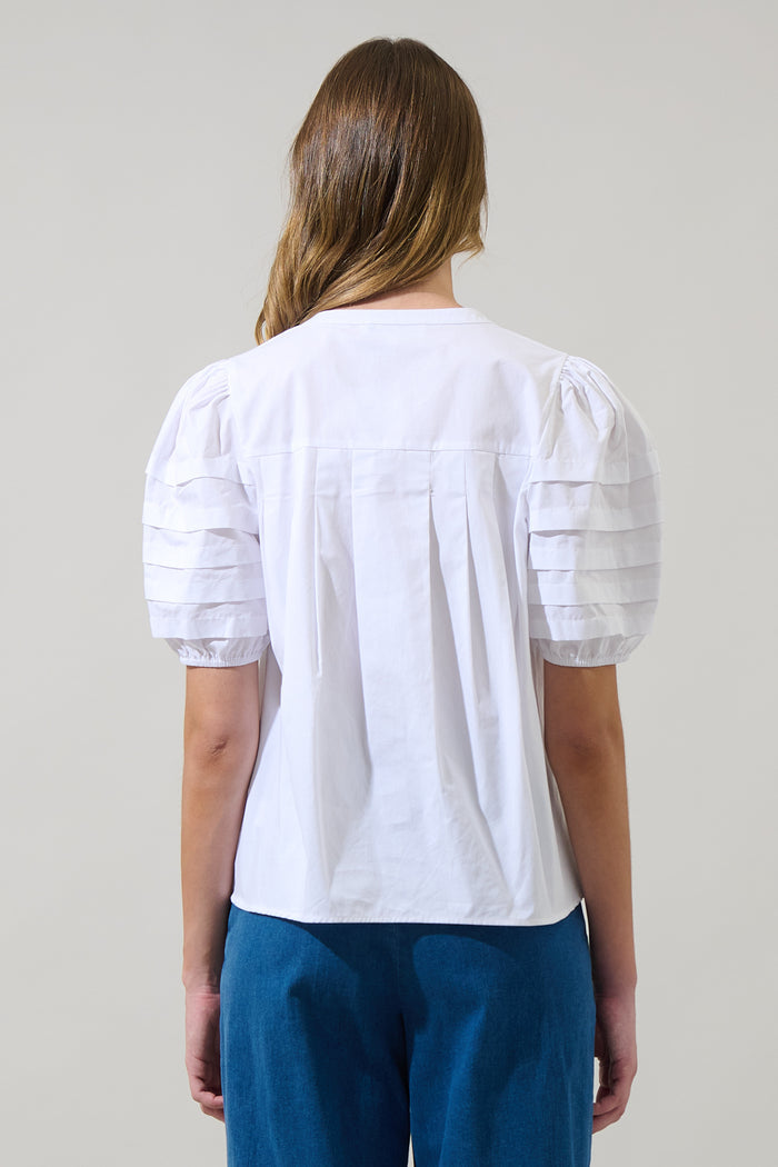 Court Button Down Top