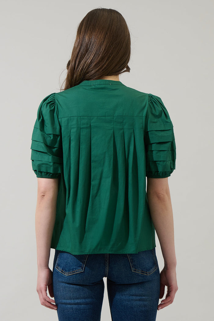 Court Button Down Top