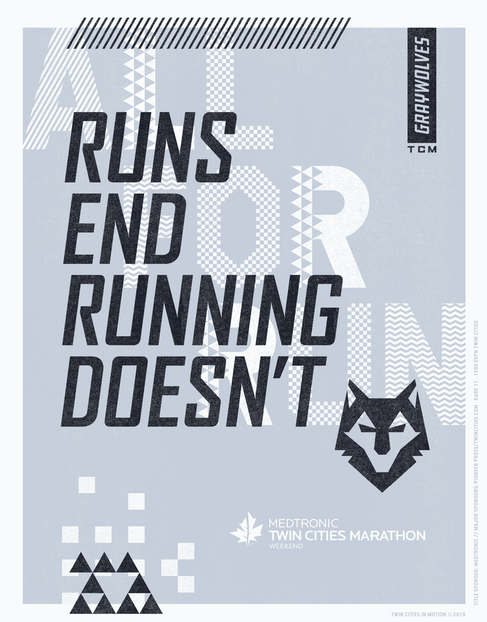 Crews Graywolves Poster
