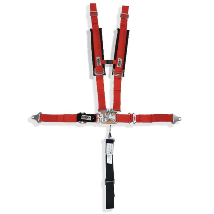 One / Red straps with black padding / Sternum Buckle with Black Sub Belt