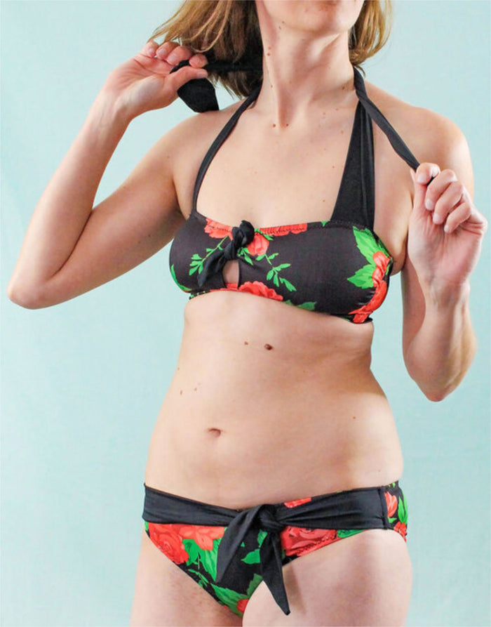 Cuba Libre Bikini PDF Immediate Download Sewing Pattern, Fitiyoo