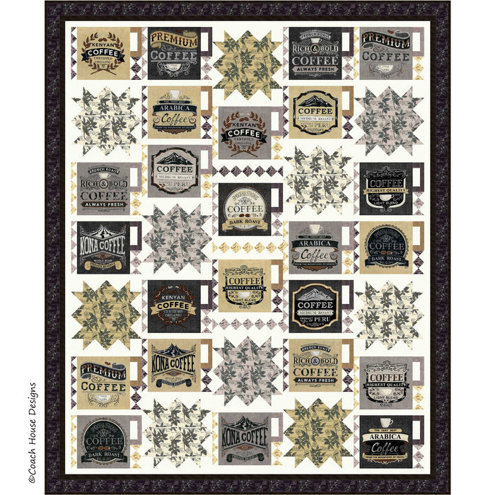 Cup of Joe Downloadable PDF Quilt Pattern