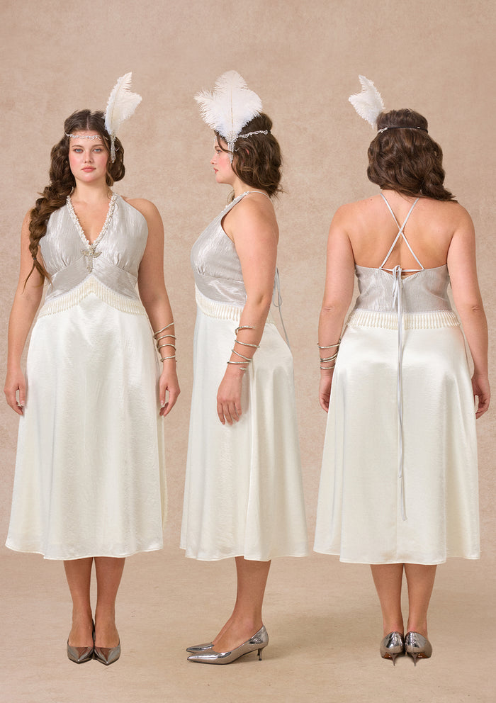 Curve&Plus Silver Light Serenade Dress