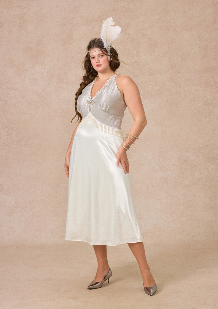 Curve&Plus Silver Light Serenade Dress