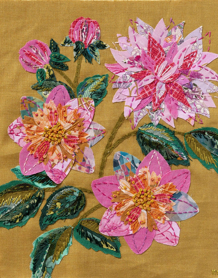 Dahlia Slow Stitching Kit, Wattle & Loop