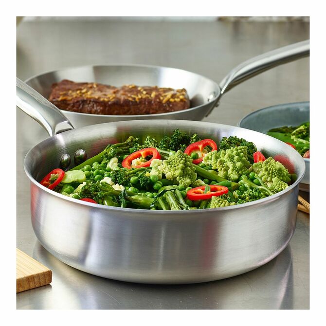 De Buyer Alchimy Straight Saute Pan - 9.5 In