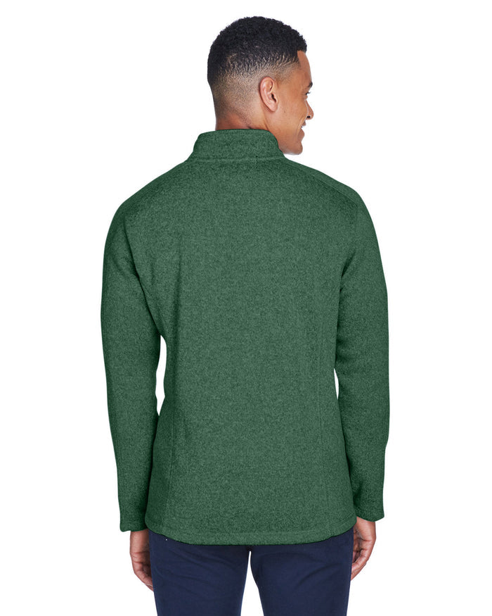 no-logo Devon & Jones Bristol Full-Zip Sweater Fleece Jacket-Men's Jackets-Devon&Jones-Thread Logic