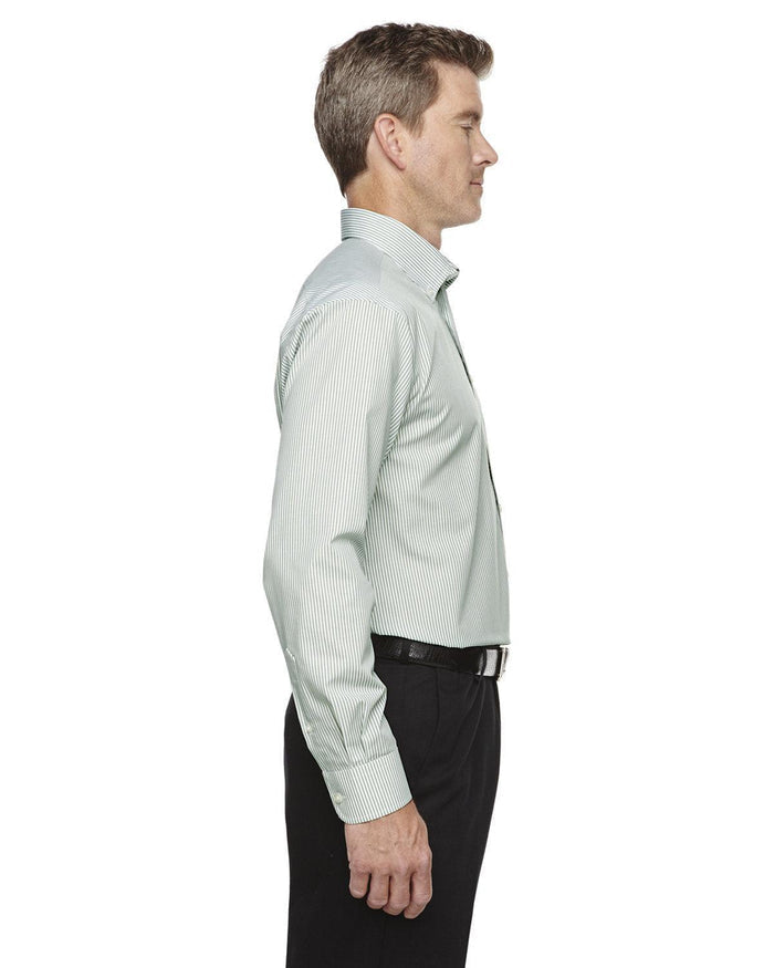 no-logo Devon & Jones Crown Woven Banker Stripe-Men's Dress Shirts-Devon&Jones-Thread Logic