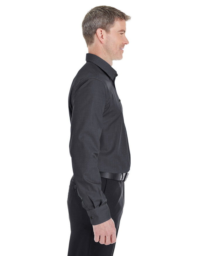 no-logo Devon & Jones Crown Woven Royal Dobby Shirt-Men's Dress Shirts-Devon&Jones-Thread Logic