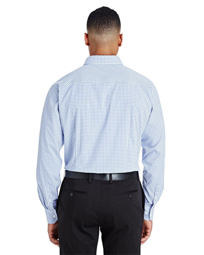 no-logo Devon & Jones CrownLux Performance Micro Windowpane Shirt-Men's Dress Shirts-Devon&Jones-Thread Logic