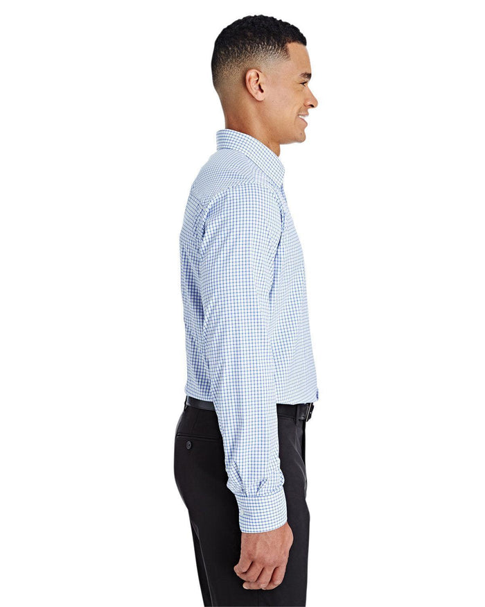 no-logo Devon & Jones CrownLux Performance Micro Windowpane Shirt-Men's Dress Shirts-Devon&Jones-Thread Logic