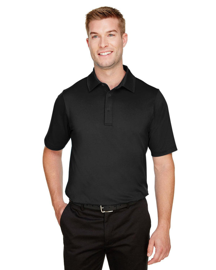 Devon & Jones CrownLux Performance Range Flex Polo-Men's Polos-Devon&Jones-Black-S-Thread Logic