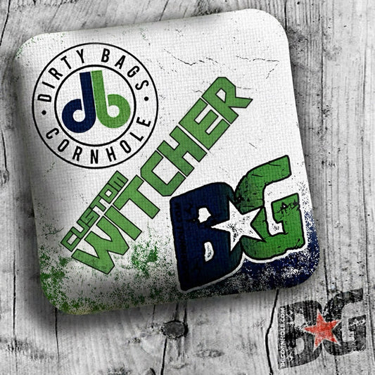 DIRTY BAGS CORNHOLE CUSTOM BG WITCHER - SET OF 4 BAGS - ACL PRO