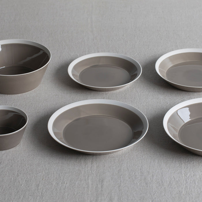 dishes 200 plate (fawn brown)
