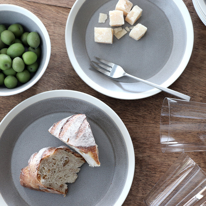 dishes 230 plate (moss gray) /matte