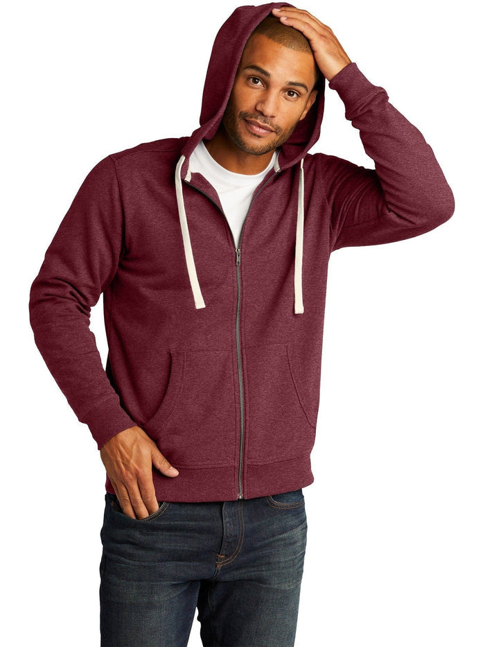 no-logo District Re-Fleece Full-Zip Hoodie-Regular-District-Thread Logic