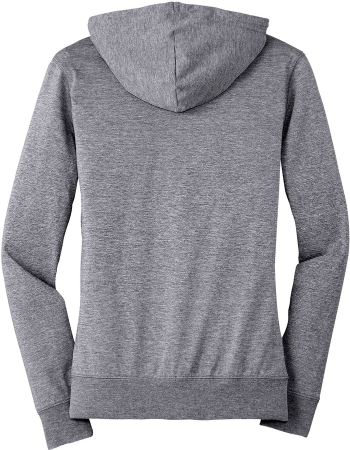 no-logo District Ladies Fitted Jersey Full-Zip Hoodie-Regular-District-Thread Logic