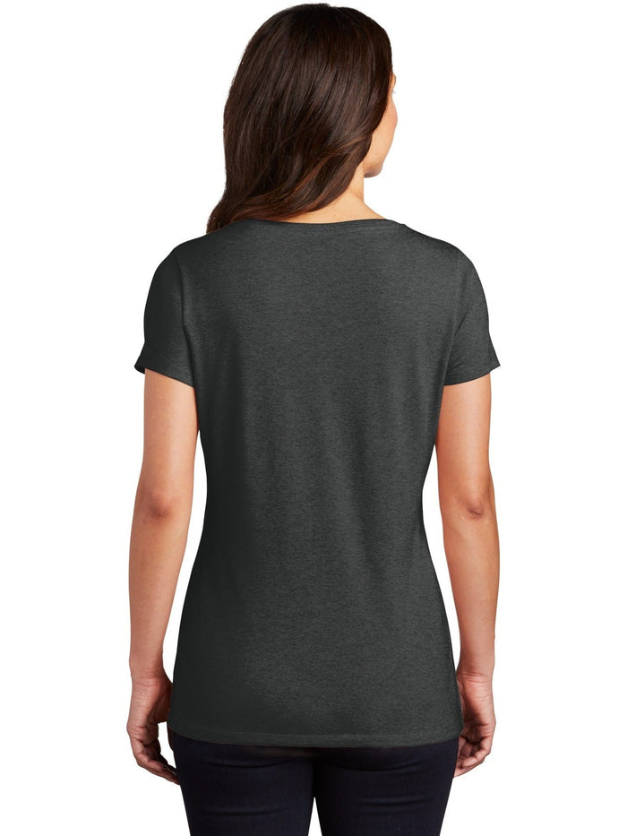no-logo District Ladies Perfect Tri V-Neck Tee-Regular-District-Thread Logic