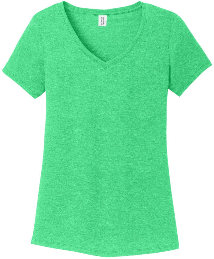 District Ladies Perfect Tri V-Neck Tee